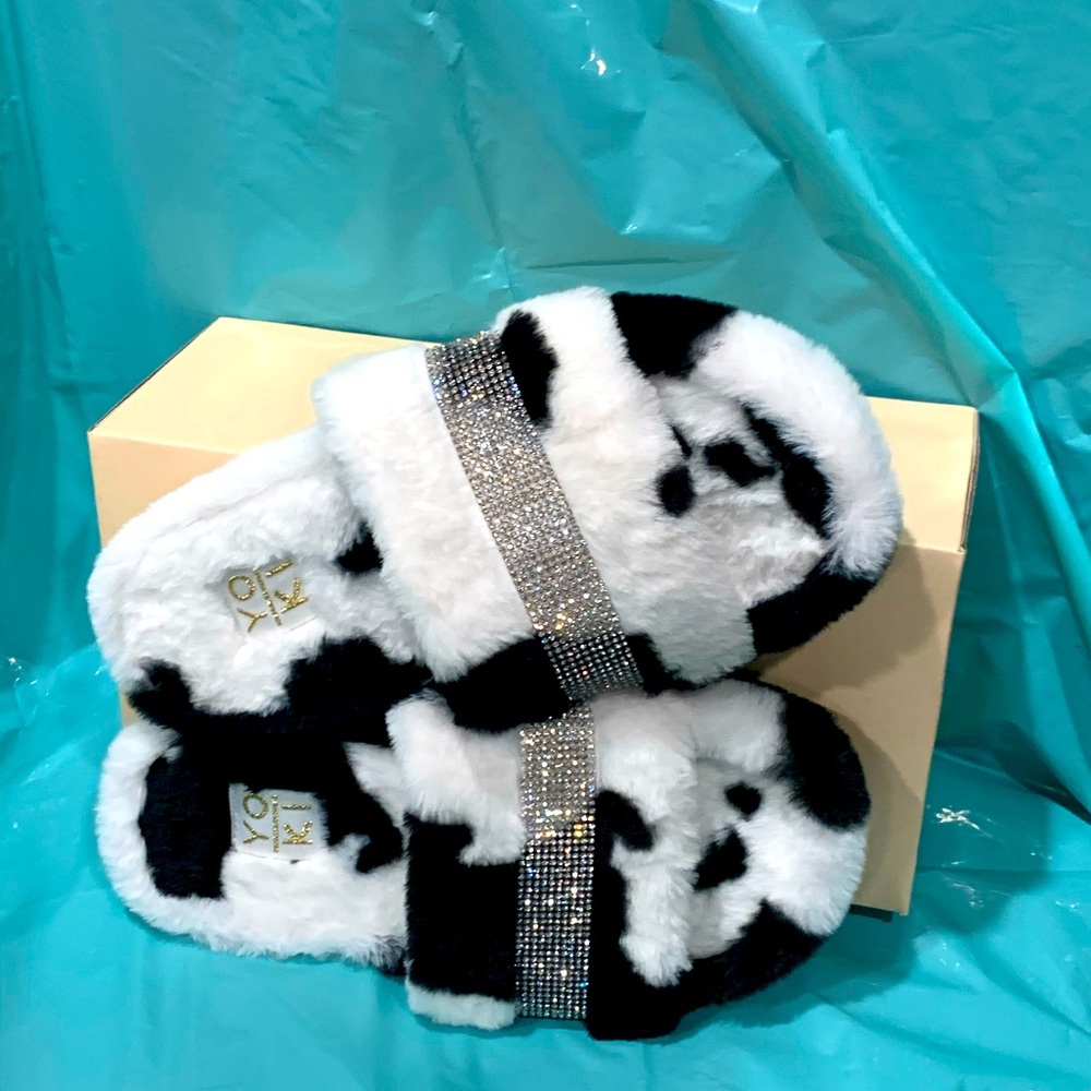 Rhinestone slippers